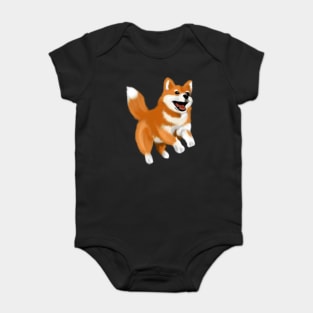 Happy Shiba Dog, Shiba Inu Lover Baby Bodysuit